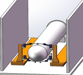 AGV移動噴砂機器人示意圖