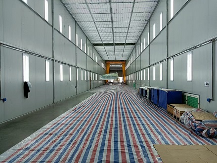 風電葉片涂裝線現場案例