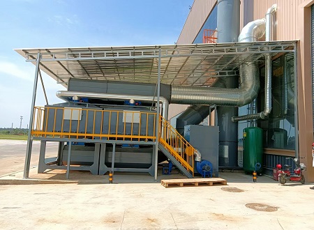 風電葉片涂裝線現場案例3