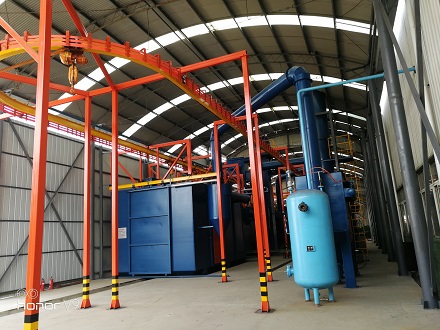 結構件涂裝生產線案例圖