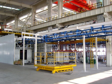 航空航天涂裝生產線客戶案例現場3