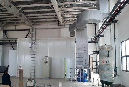 機(jī)械式回收噴砂房