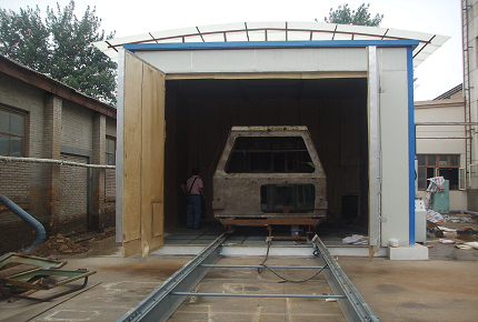 刮板真空回收噴砂房