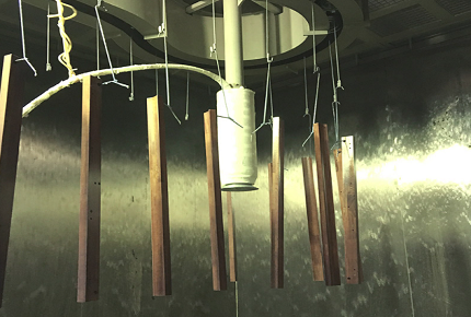 懸鏈輸送水簾噴漆房