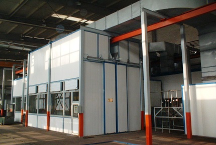 水旋大件線噴漆室