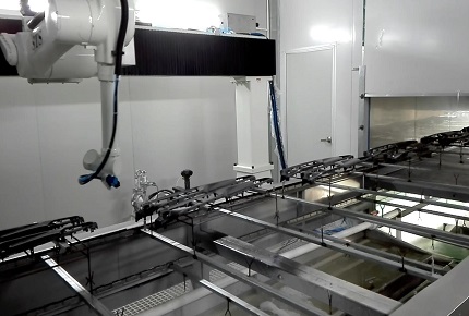 機(jī)器人水旋噴漆房