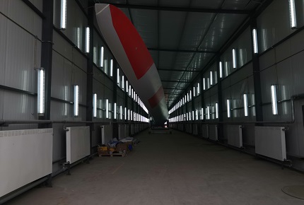 風電葉片天然氣烤漆房