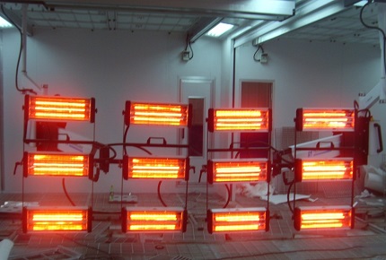 電紅外線烘干房