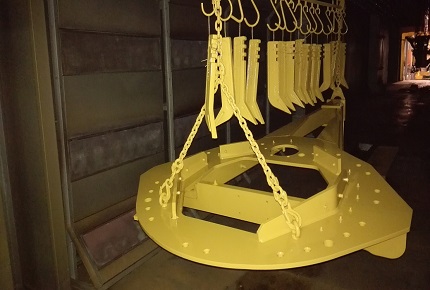 結構件天然氣紅外線 烤漆房