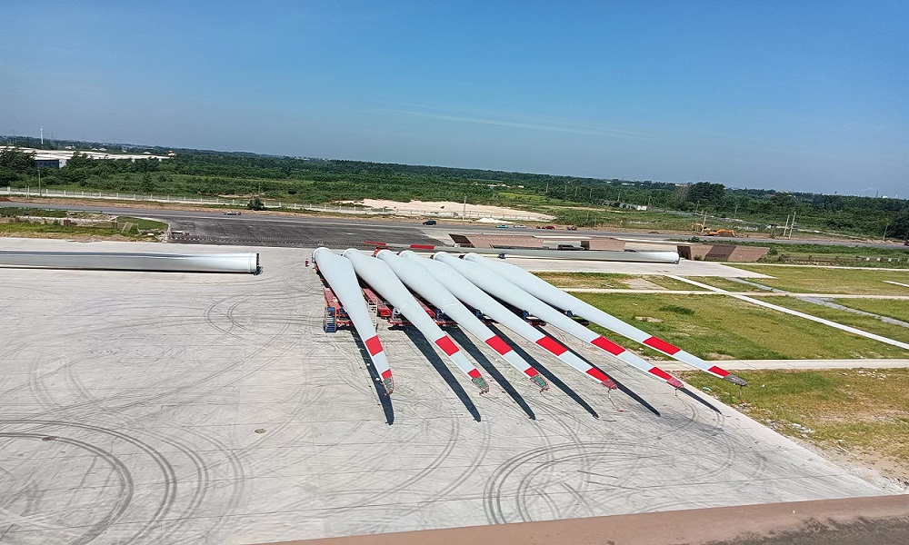 噴涂好的風電葉片 噴涂好的風電葉片