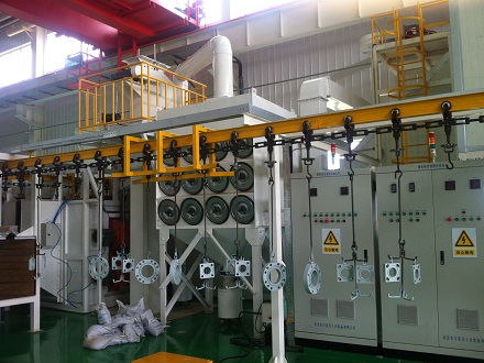 金屬零部件噴粉線