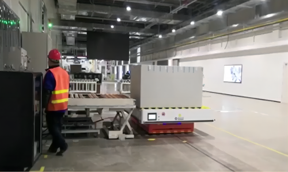 30噸重載AGV搬運小車應用